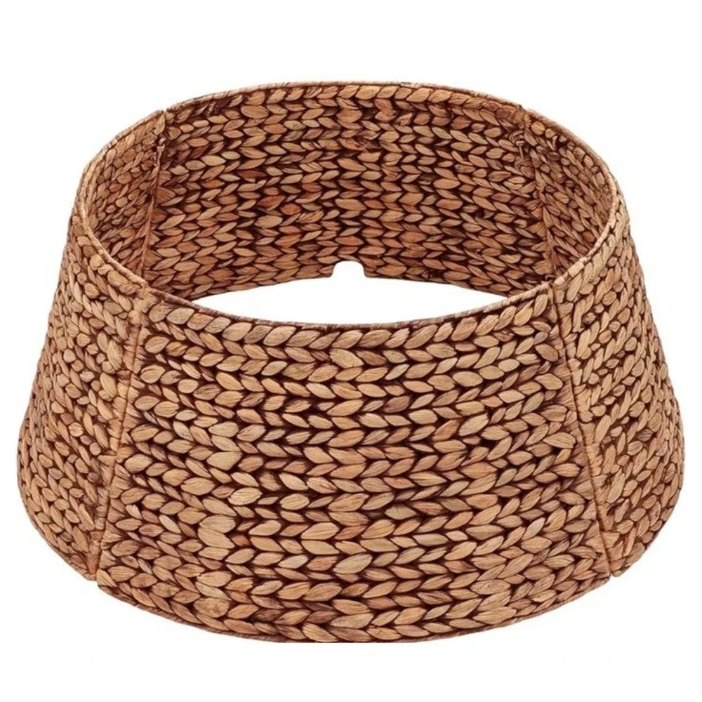 CENBOSS Rattan Christmas Tree Collar,‎ Wicker Tree Skirt & Stand Base Cover...
